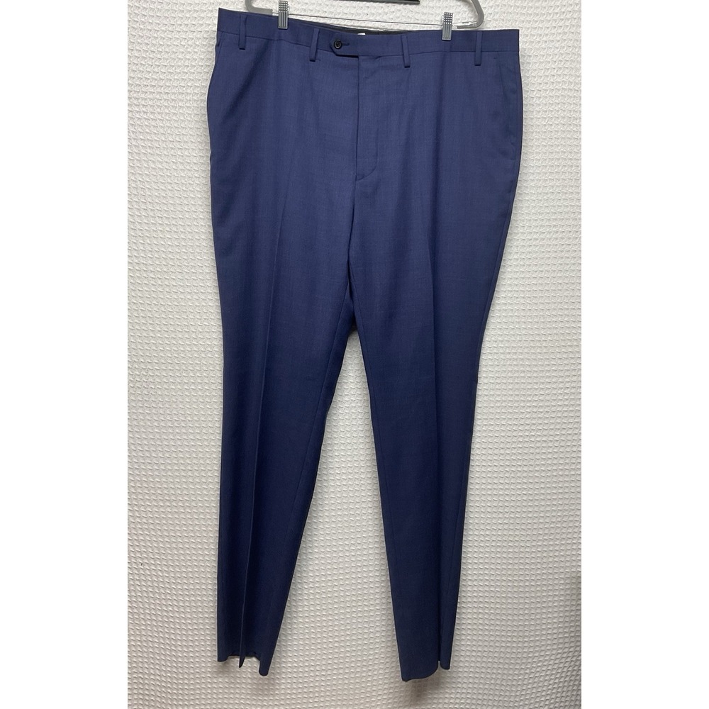 NWT Ralph Lauren Men's Classic-Fit Wool Blend Pants Size 46 R Navy Comfort Flex